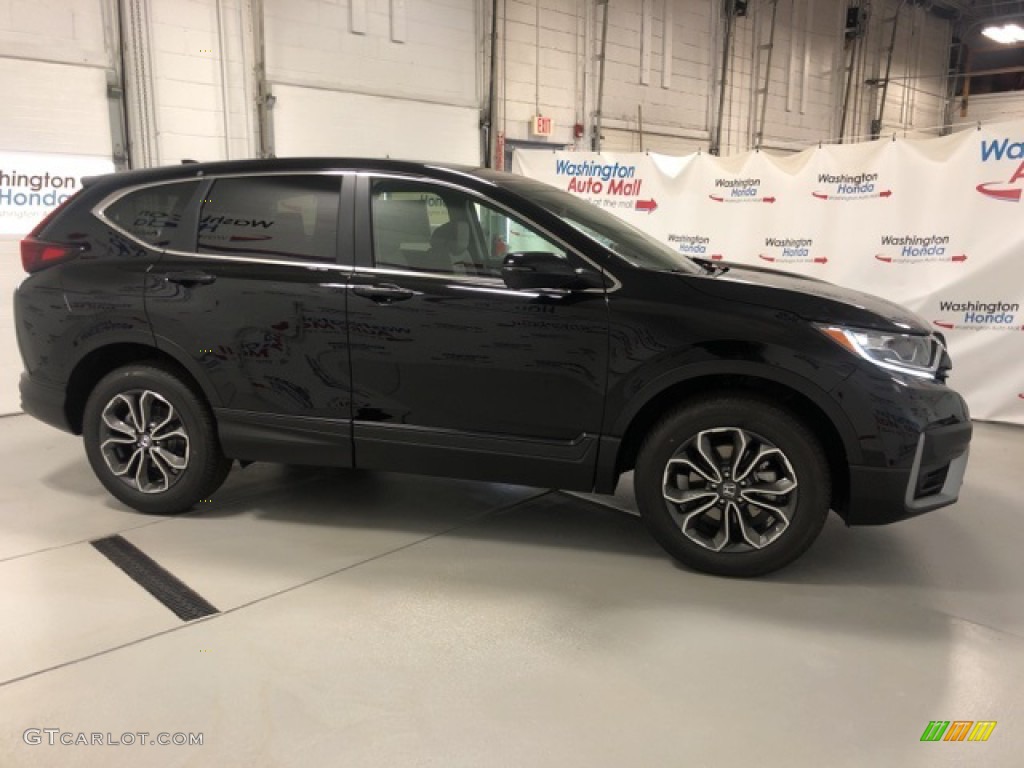 2020 CR-V EX-L AWD - Crystal Black Pearl / Gray photo #4