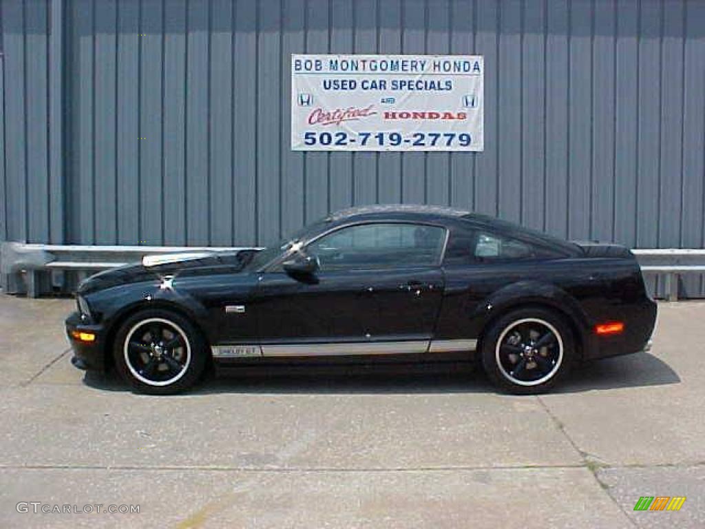 2007 Mustang Shelby GT Coupe - Black / Dark Charcoal photo #1