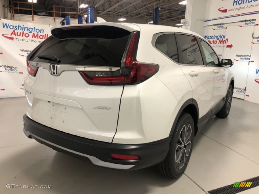 2020 CR-V EX AWD - Platinum White Pearl / Black photo #3