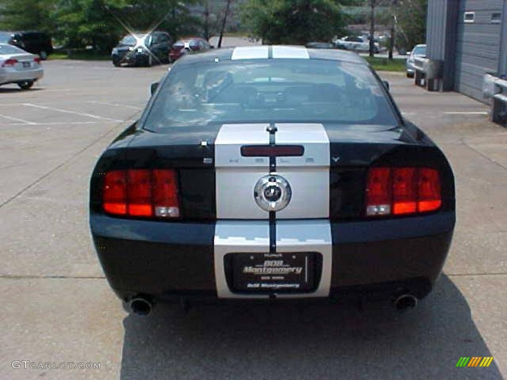 2007 Mustang Shelby GT Coupe - Black / Dark Charcoal photo #10