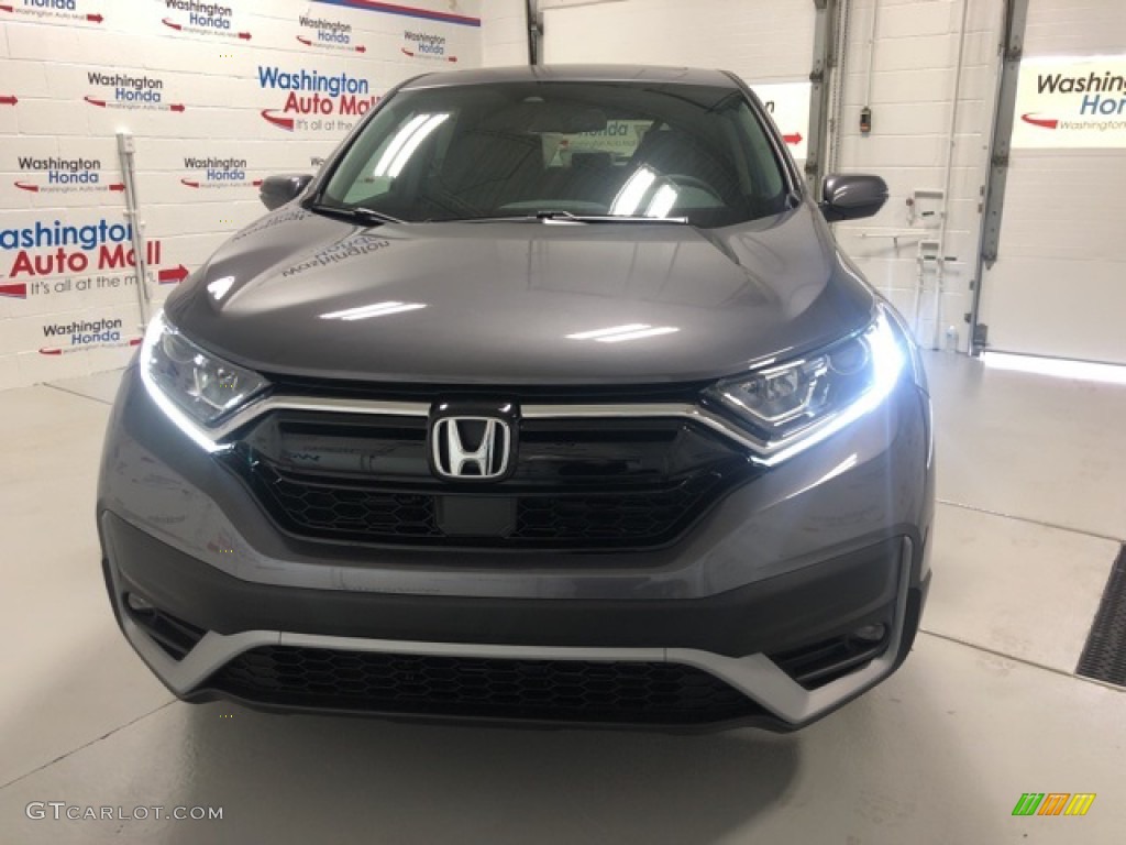 2020 CR-V EX-L AWD - Modern Steel Metallic / Black photo #5