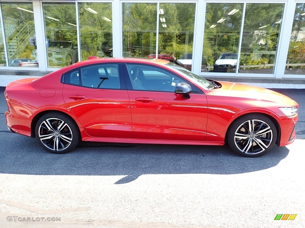 Fusion Red Metallic 2019 Volvo S60 T6 AWD R Design Exterior Photo #139649599