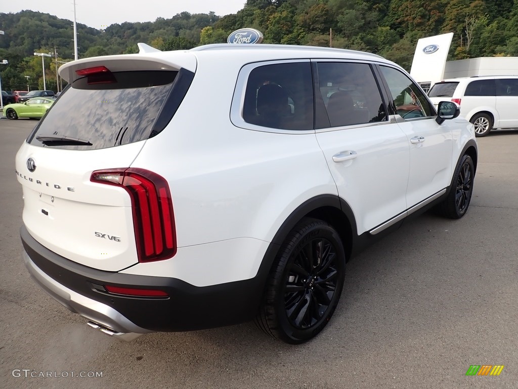 2021 Telluride SX AWD - Snow White Pearl / Black photo #2
