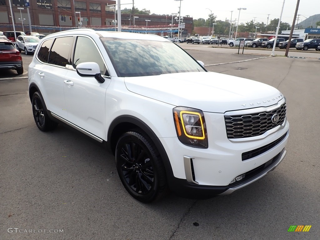 2021 Telluride SX AWD - Snow White Pearl / Black photo #3