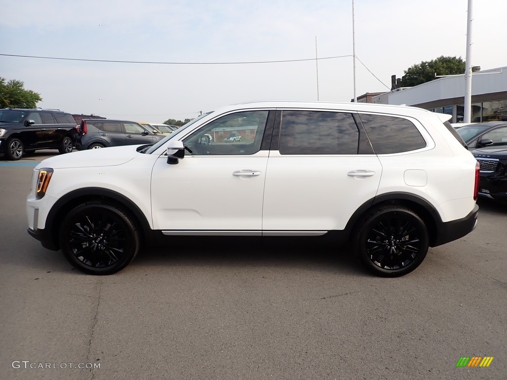 2021 Telluride SX AWD - Snow White Pearl / Black photo #6
