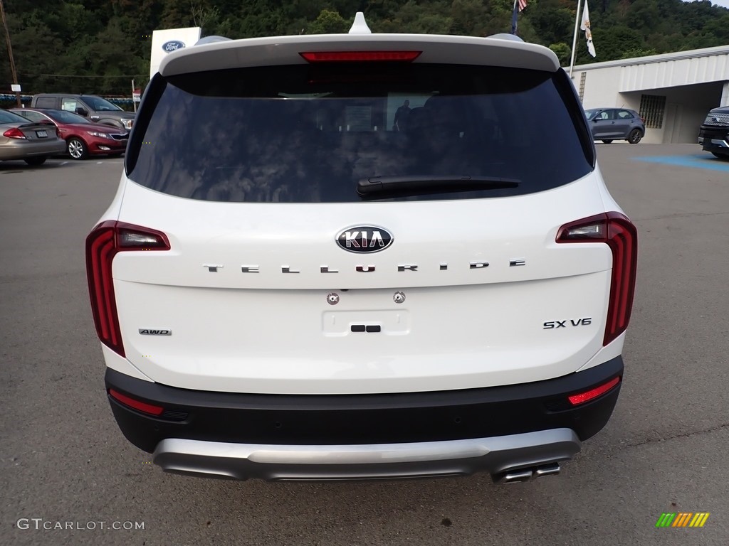 2021 Telluride SX AWD - Snow White Pearl / Black photo #8