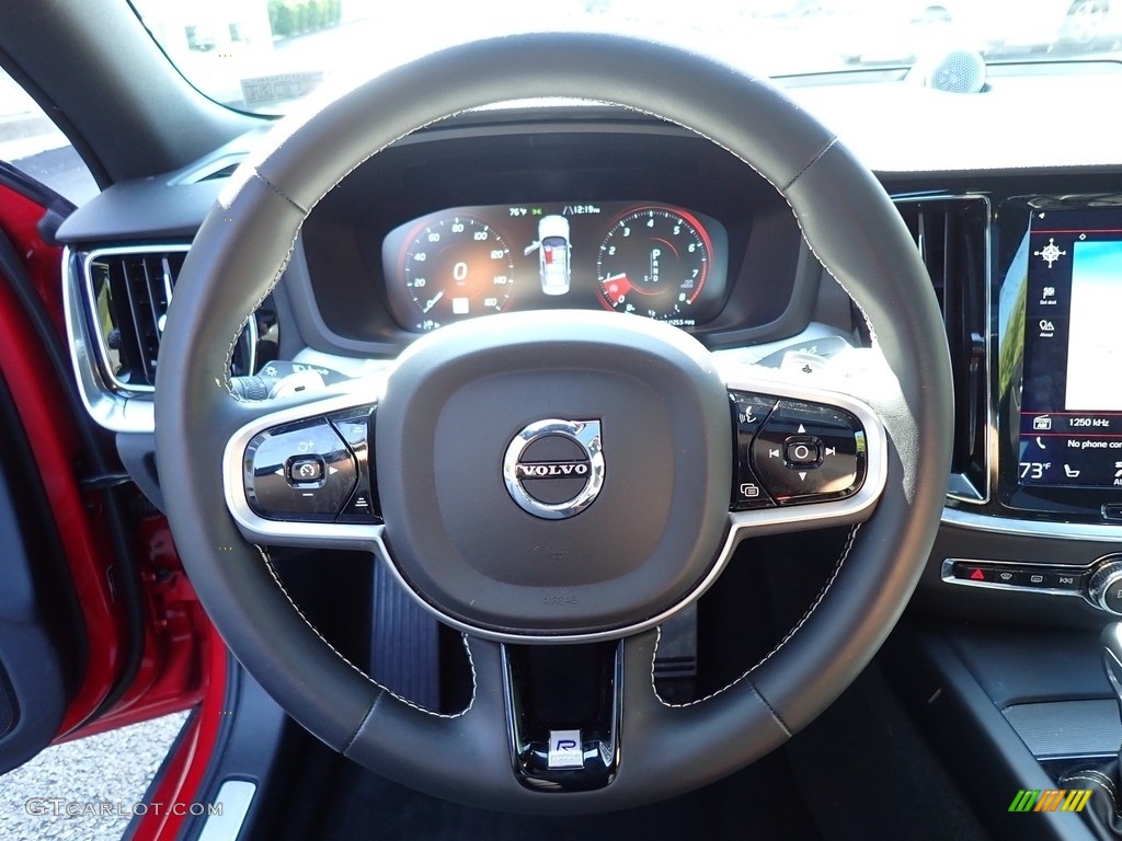 2019 Volvo S60 T6 AWD R Design Steering Wheel Photos