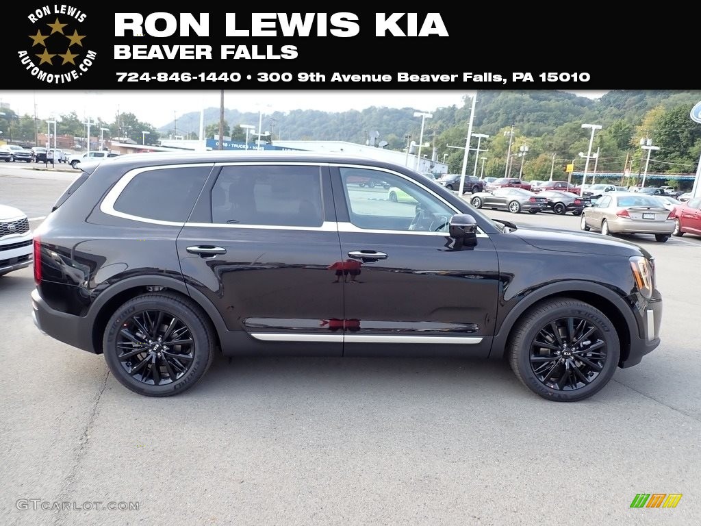 2021 Telluride SX AWD - Ebony Black / Black photo #1