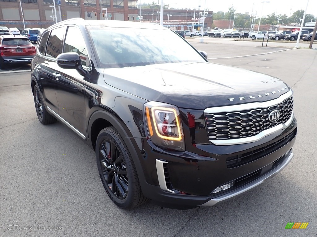 2021 Telluride SX AWD - Ebony Black / Black photo #3