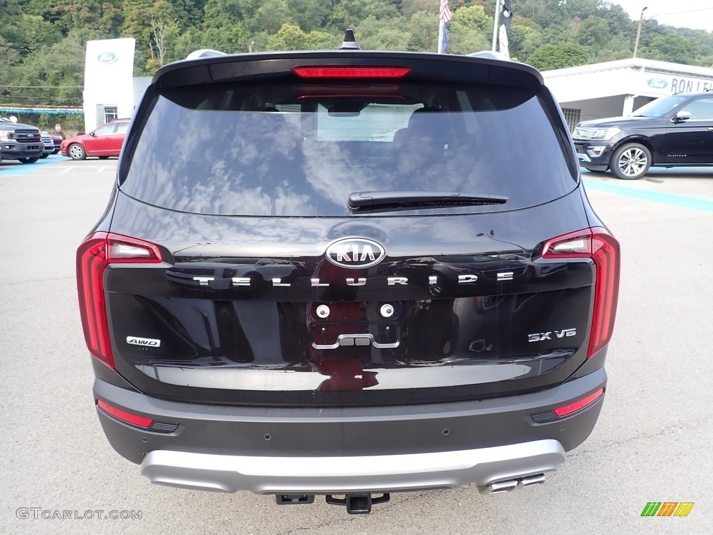 2021 Telluride SX AWD - Ebony Black / Black photo #8