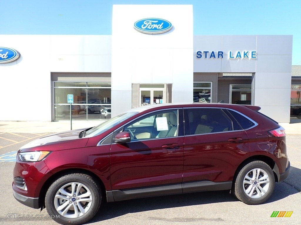 Burgundy Velvet Metallic Tinted Ford Edge