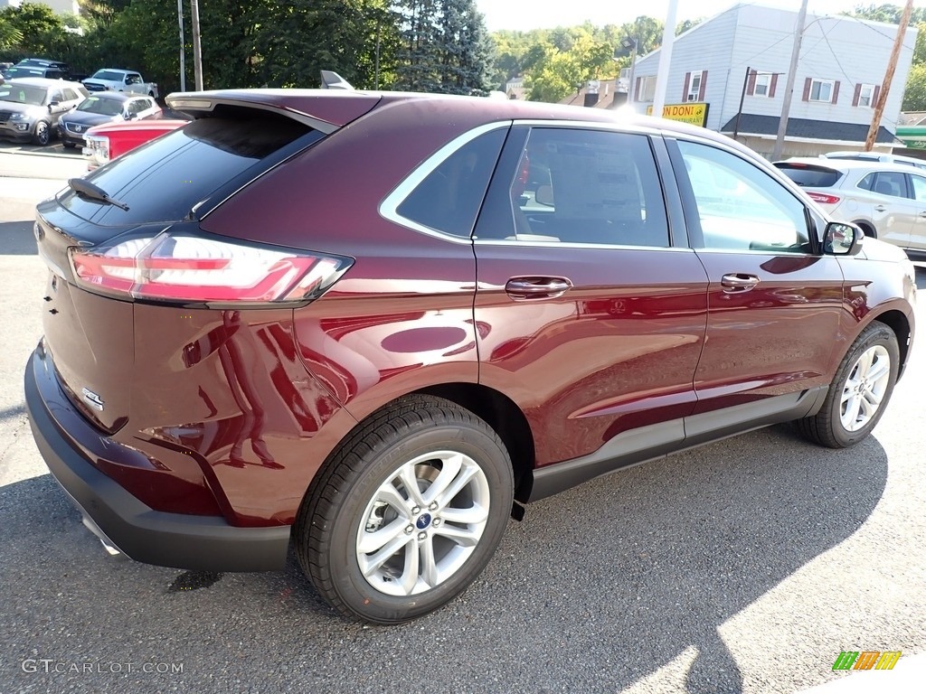 2020 Edge SEL AWD - Burgundy Velvet Metallic Tinted / Dune photo #6