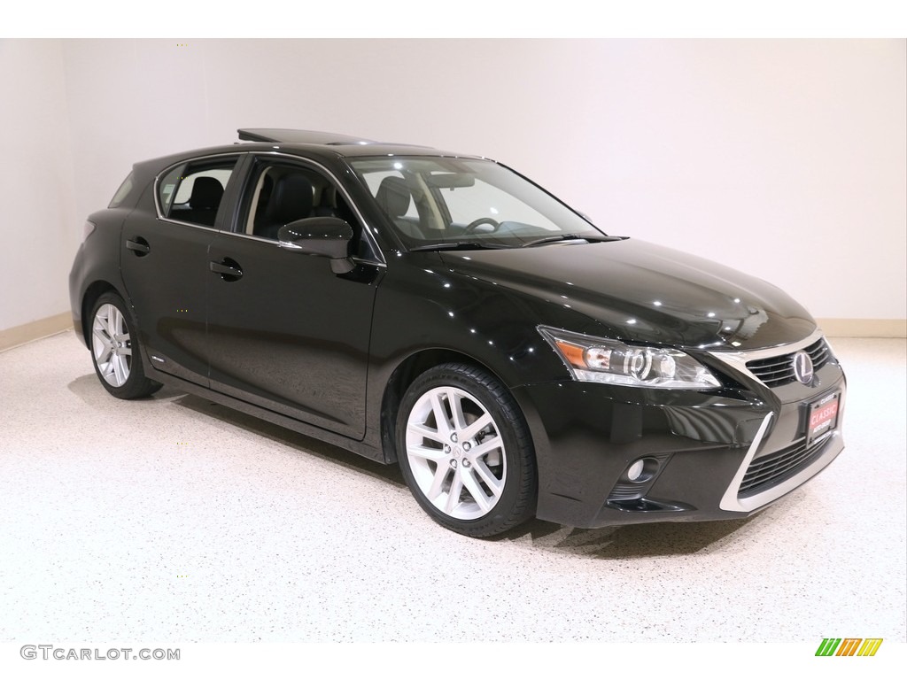 2015 CT 200h Hybrid - Obsidian Black / Black photo #1