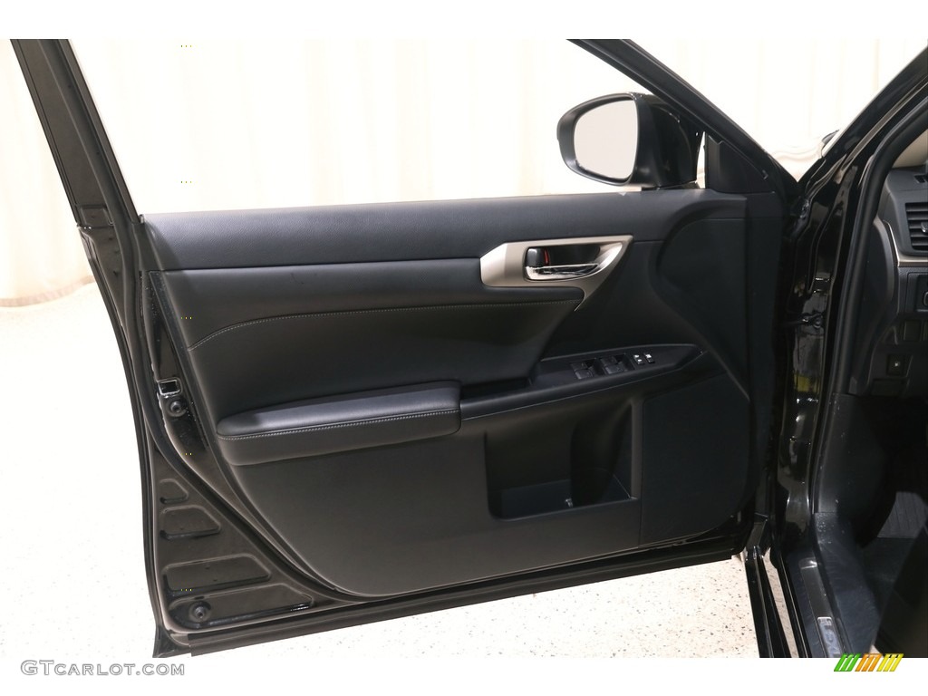 2015 Lexus CT 200h Hybrid Black Door Panel Photo #139650679