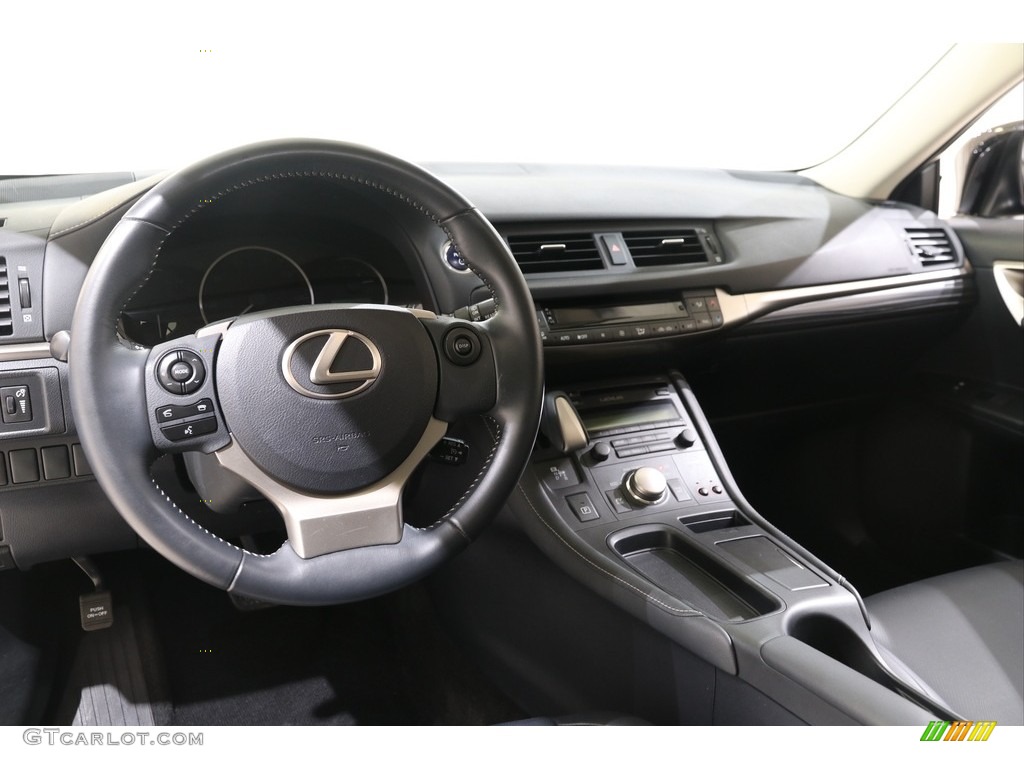2015 Lexus CT 200h Hybrid Black Dashboard Photo #139650721