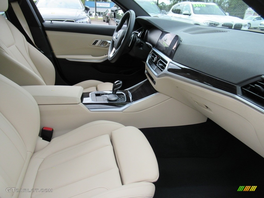 2019 3 Series 330i Sedan - Mineral White Metallic / Canberra Beige photo #11