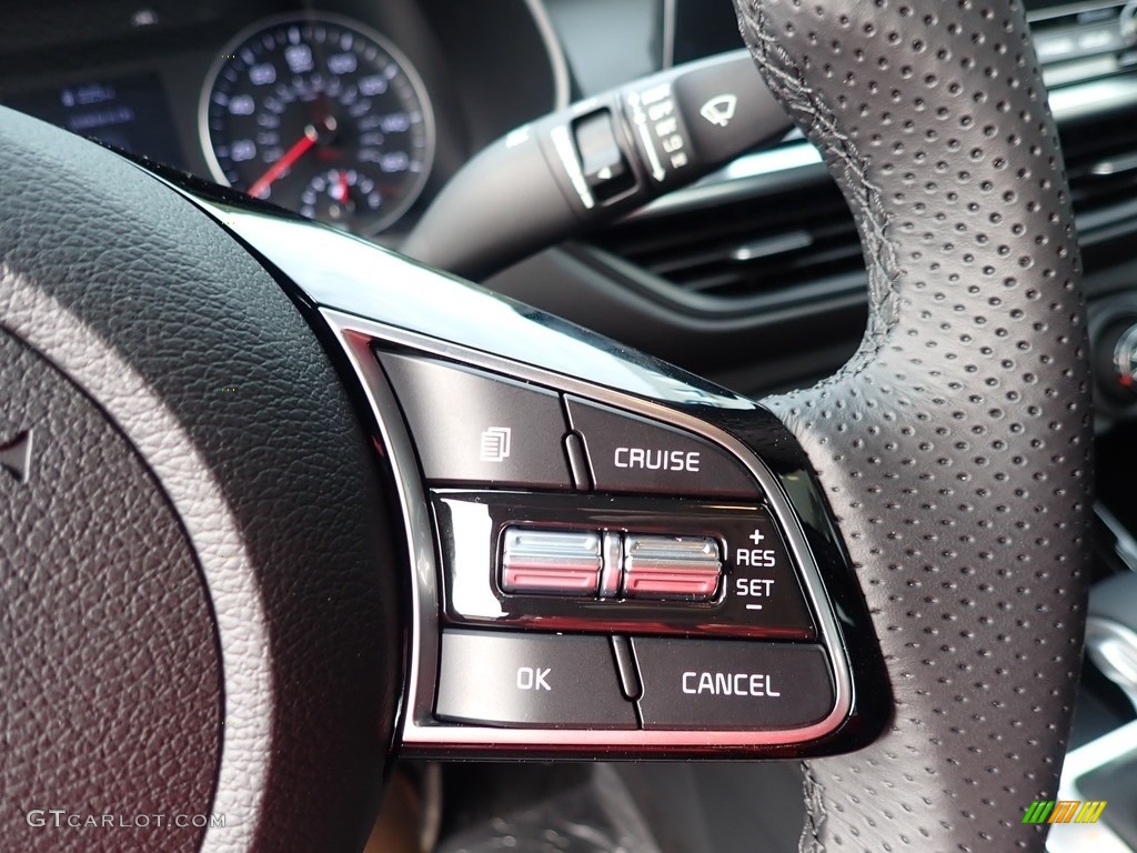 2021 Kia Forte GT-Line Black Steering Wheel Photo #139650991