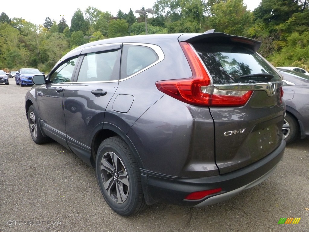 2018 CR-V LX AWD - Modern Steel Metallic / Black photo #2