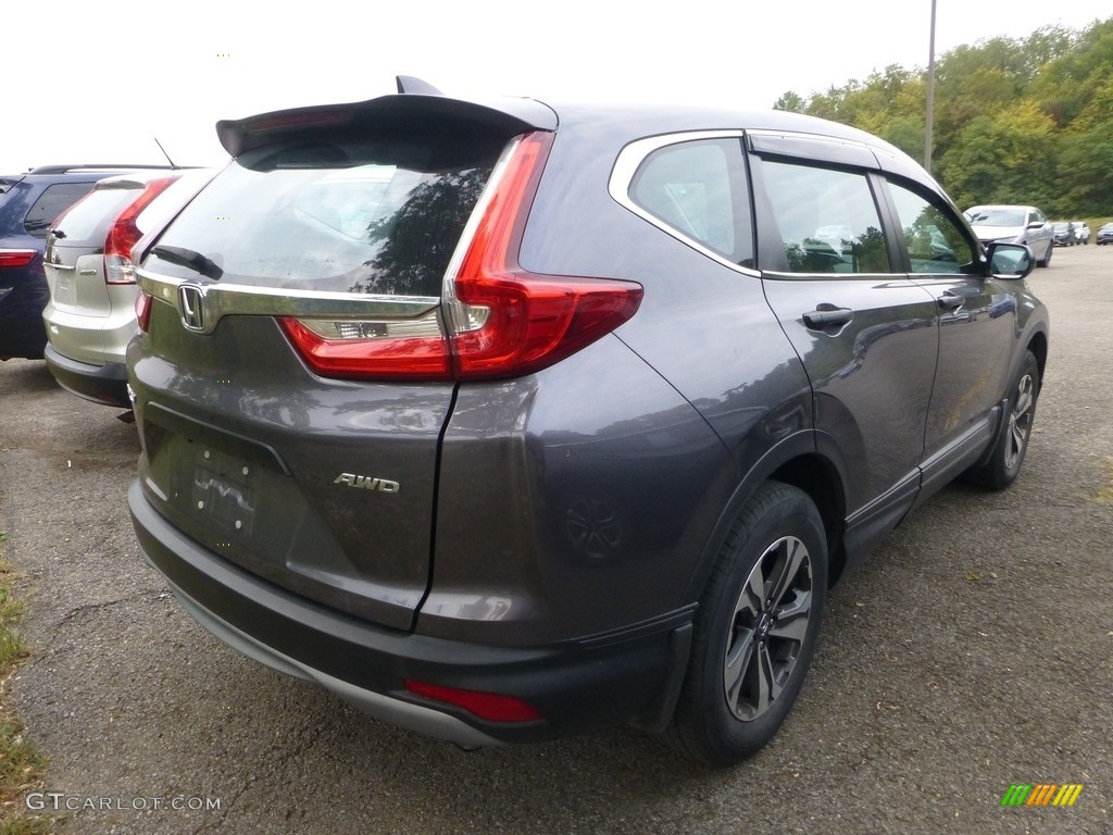 2018 CR-V LX AWD - Modern Steel Metallic / Black photo #4