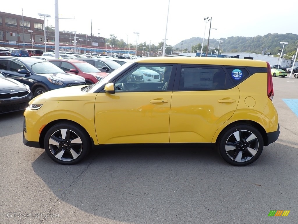 Solar Yellow 2020 Kia Soul EX Exterior Photo #139651651