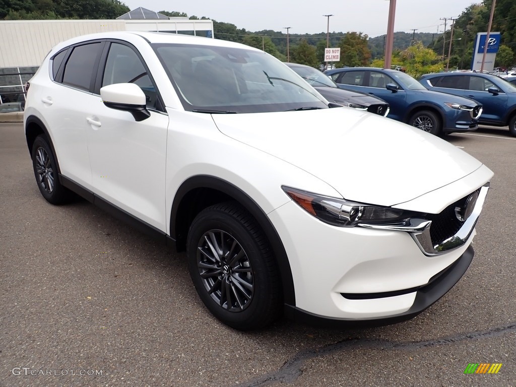 Snowflake White Pearl 2020 Mazda CX-5 Touring AWD Exterior Photo #139653463