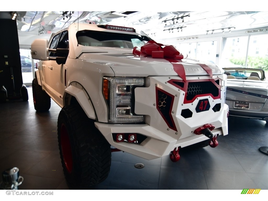 2019 F250 Super Duty Platinum Crew Cab 4x4 - White Platinum / Dark Marsala photo #23