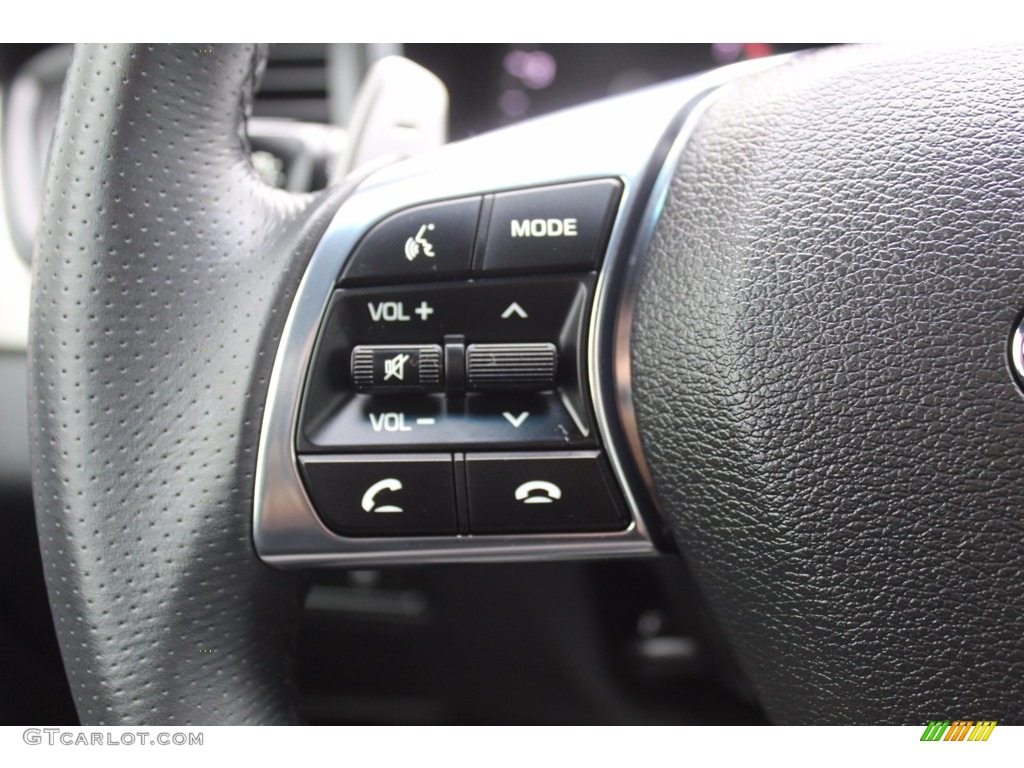 2018 Sonata Sport 2.0T - Quartz White Pearl / Black photo #16