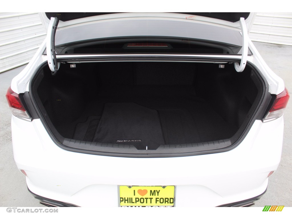 2018 Sonata Sport 2.0T - Quartz White Pearl / Black photo #29