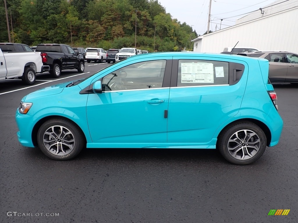 Oasis Blue 2020 Chevrolet Sonic LT Hatchback Exterior Photo #139655029