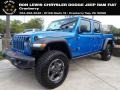2021 Hydro Blue Pearl Jeep Gladiator Rubicon 4x4  photo #1