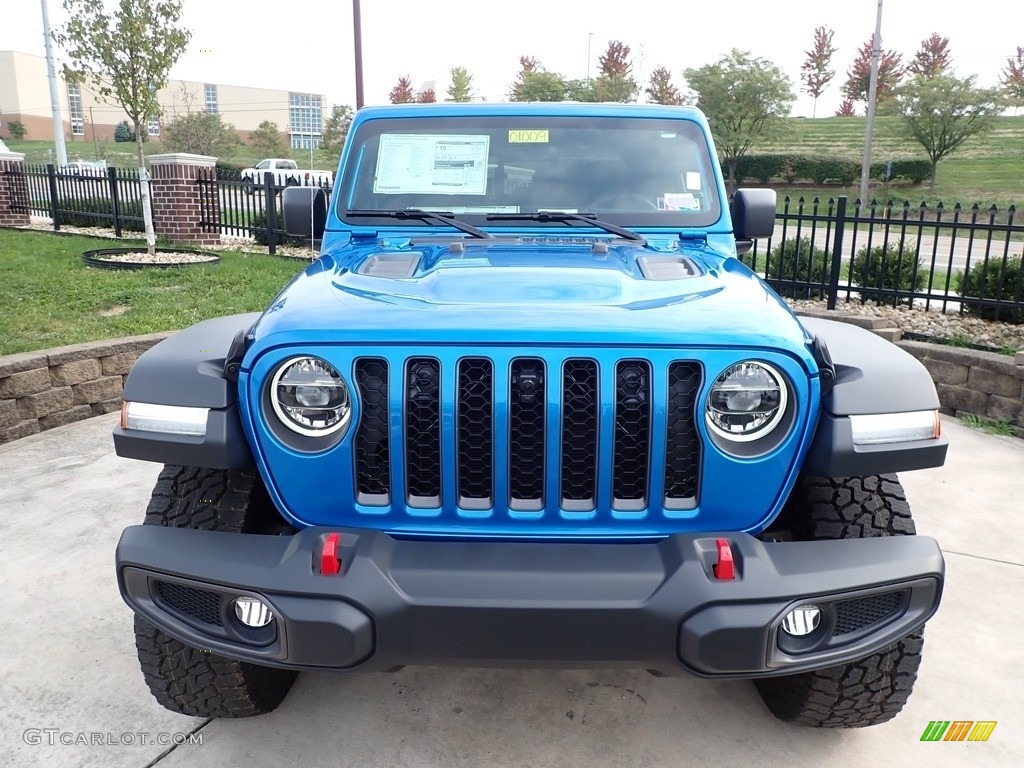 Hydro Blue Pearl 2021 Jeep Gladiator Rubicon 4x4 Exterior Photo #139655068