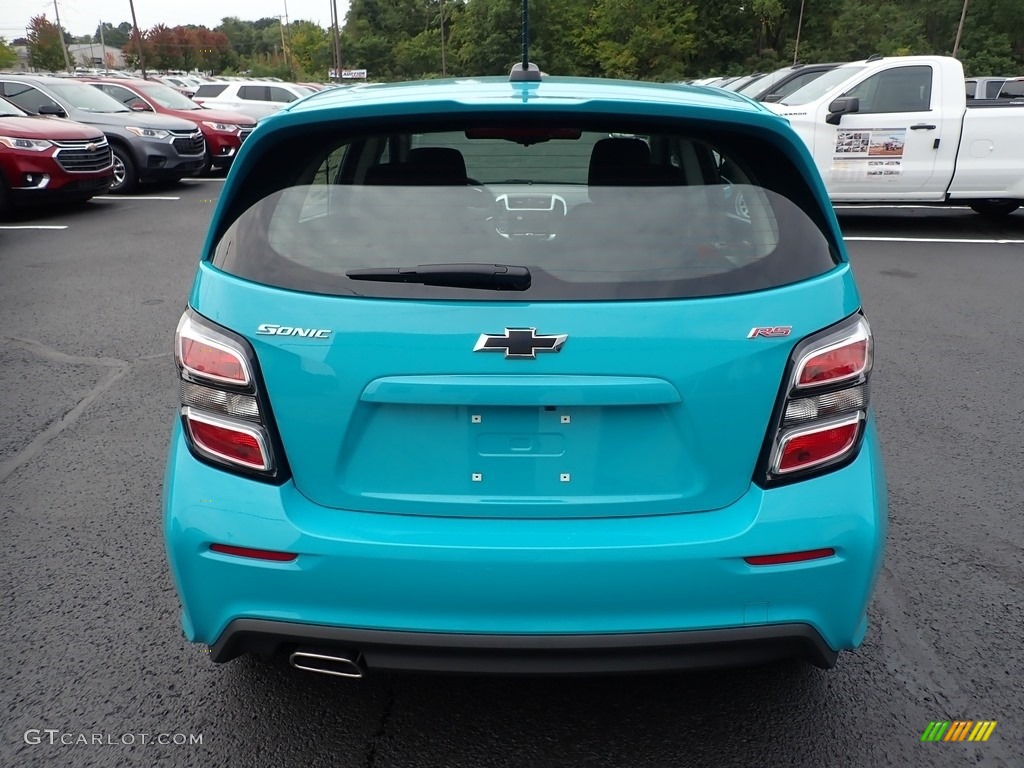 2020 Sonic LT Hatchback - Oasis Blue / Jet Black photo #5