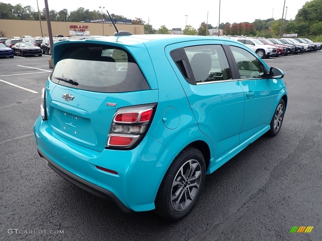 2020 Sonic LT Hatchback - Oasis Blue / Jet Black photo #6