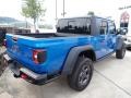 2021 Hydro Blue Pearl Jeep Gladiator Rubicon 4x4  photo #4