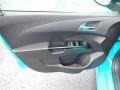 Jet Black 2020 Chevrolet Sonic LT Hatchback Door Panel