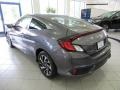 2018 Modern Steel Metallic Honda Civic LX Coupe  photo #9