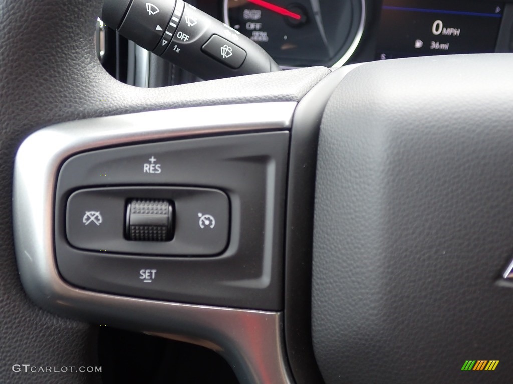 2020 Chevrolet Silverado 1500 LT Crew Cab 4x4 Jet Black Steering Wheel Photo #139655827
