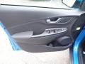 Black 2021 Hyundai Kona Ultimate AWD Door Panel