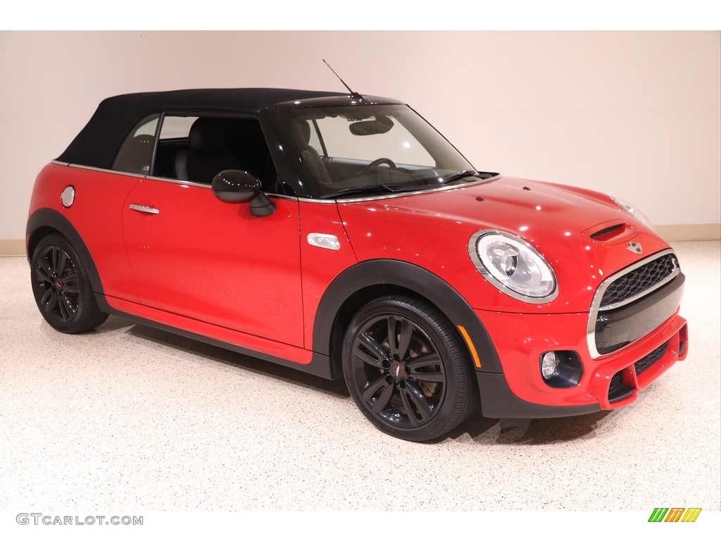 Chili Red 2018 Mini Convertible Cooper S Exterior Photo #139656904
