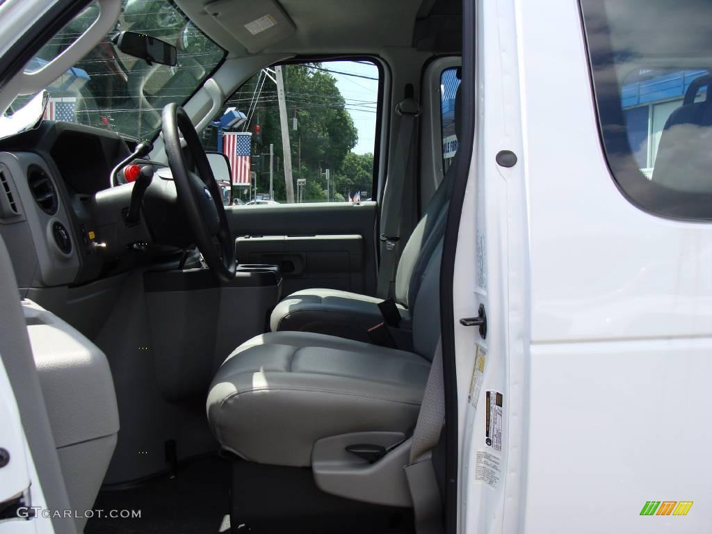 2009 E Series Van E350 Super Duty XL Passenger - Oxford White / Medium Flint photo #11