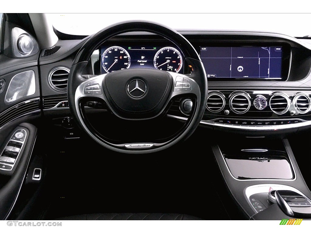 2016 Mercedes-Benz S Mercedes-Maybach S600 Sedan designo Black Dashboard Photo #139658761