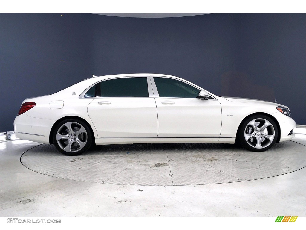 designo Diamond White Metallic 2016 Mercedes-Benz S Mercedes-Maybach S600 Sedan Exterior Photo #139658824