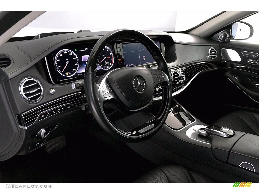 2016 Mercedes-Benz S Mercedes-Maybach S600 Sedan designo Black Dashboard Photo #139658854