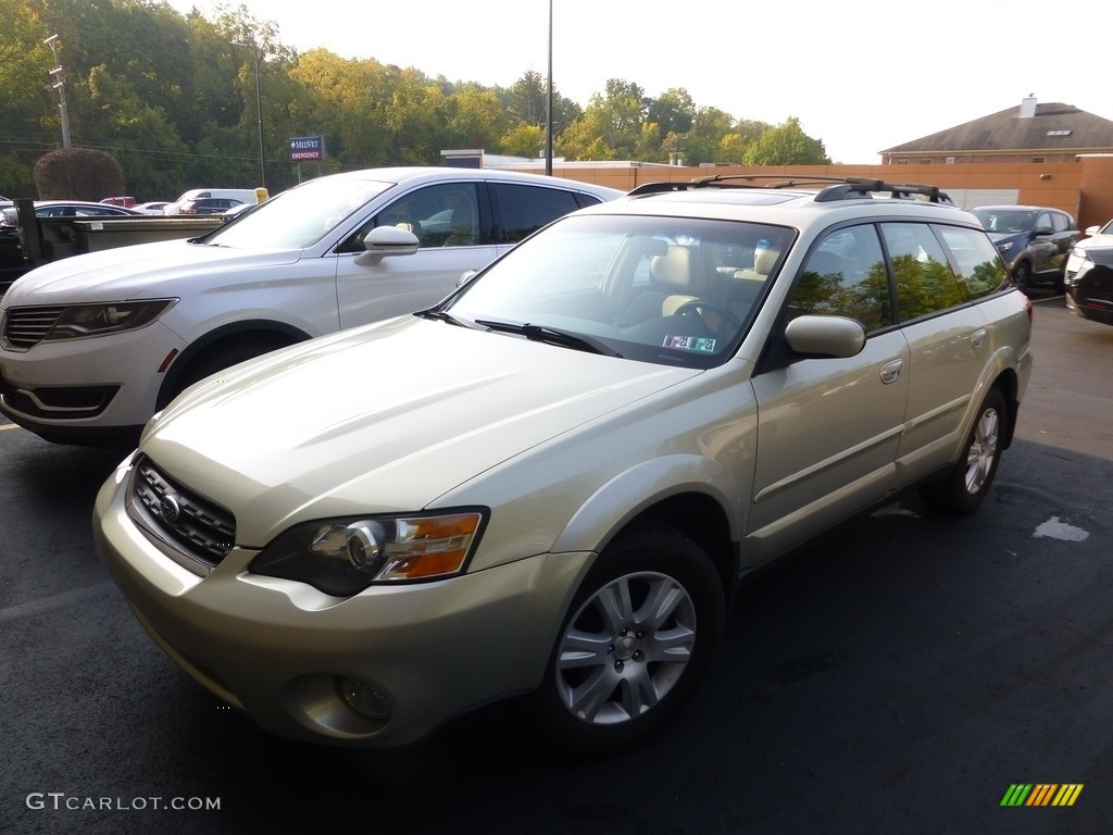 2005 Outback 2.5i Limited Wagon - Champagne Gold Opal / Taupe photo #1