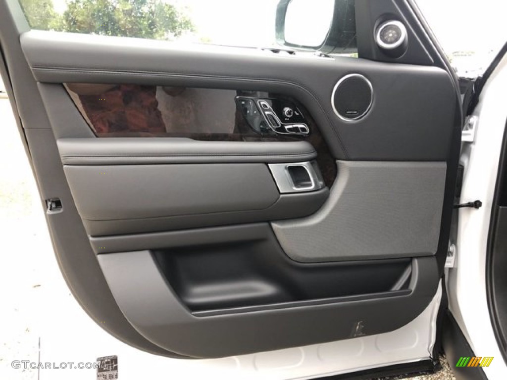 2020 Land Rover Range Rover Supercharged LWB Ebony Door Panel Photo #139661734