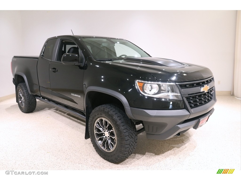 Black 2017 Chevrolet Colorado ZR2 Extended Cab 4x4 Exterior Photo #139661835