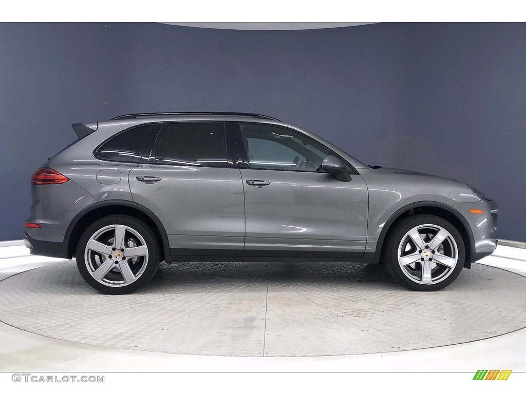 Meteor Grey Metallic 2016 Porsche Cayenne S Exterior Photo #139663885