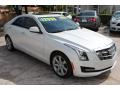 Crystal White Tricoat 2016 Cadillac ATS 2.0T Sedan Exterior