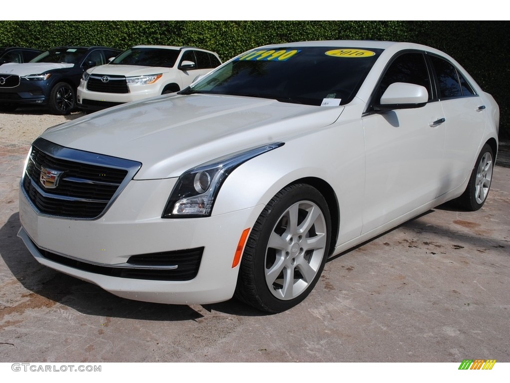 2016 ATS 2.0T Sedan - Crystal White Tricoat / Jet Black photo #5