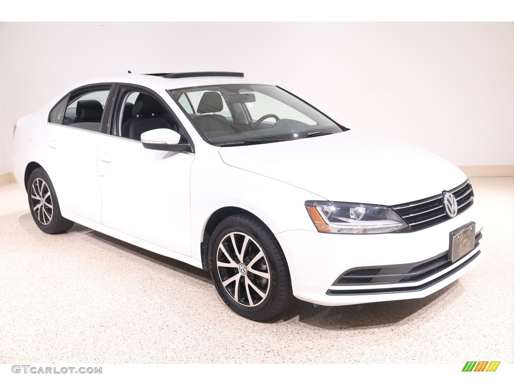 2017 Jetta SE - Pure White / Titan Black photo #1